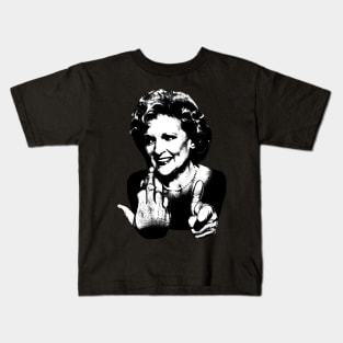 Betty white thug life golden Kids T-Shirt